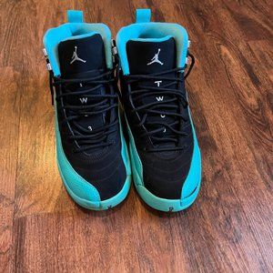 Nike Air Jordan Retro 12 XII GG Black/Teal Hyper Jade Women’s 8.5 Youth Size 7Y